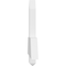 Ekena Millwork Eugene Architectural Grade PVC Gable Bracket, 36"W x 18"H x 2"D x 6"F, 12/12 Pitch GBP036X18X0206EUG00 - alternate 4